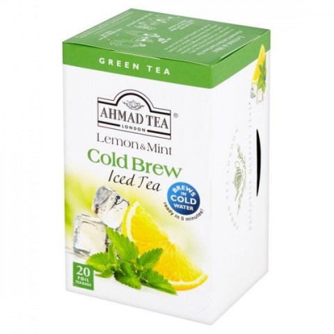 Ledový čaj Ahmad zelený Máta s citronem
